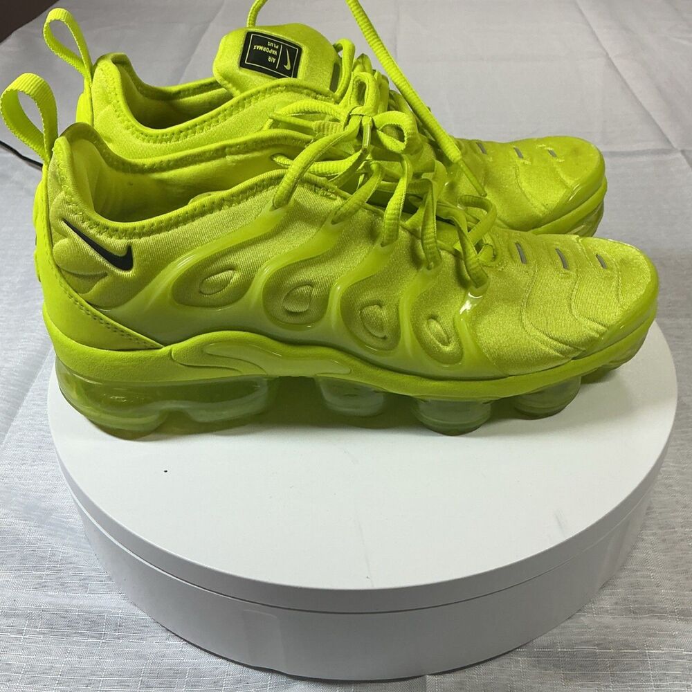 Nike Air VaporMax Plus Tennis Ball DX1784-300 Yellow Men's size 8.5 - Picture 8 of 10